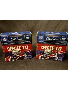 New! Old Spice Collectors Edition Ceedee TD Winter Musk Bar Soap 5oz Lot Of 2